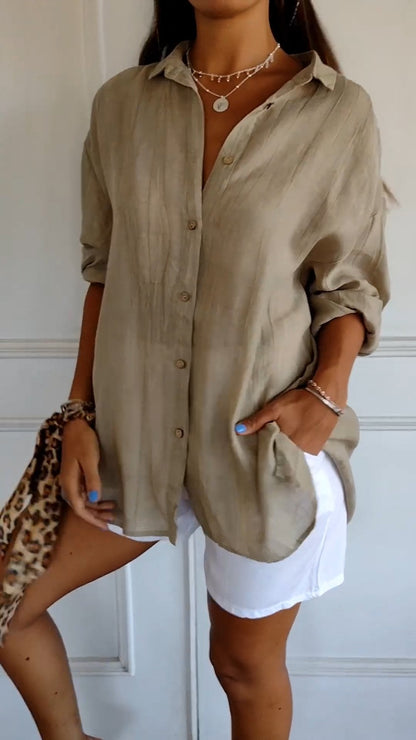 Ubalda – Camicia Con Bottoni Dal Design Fresco E Moderno