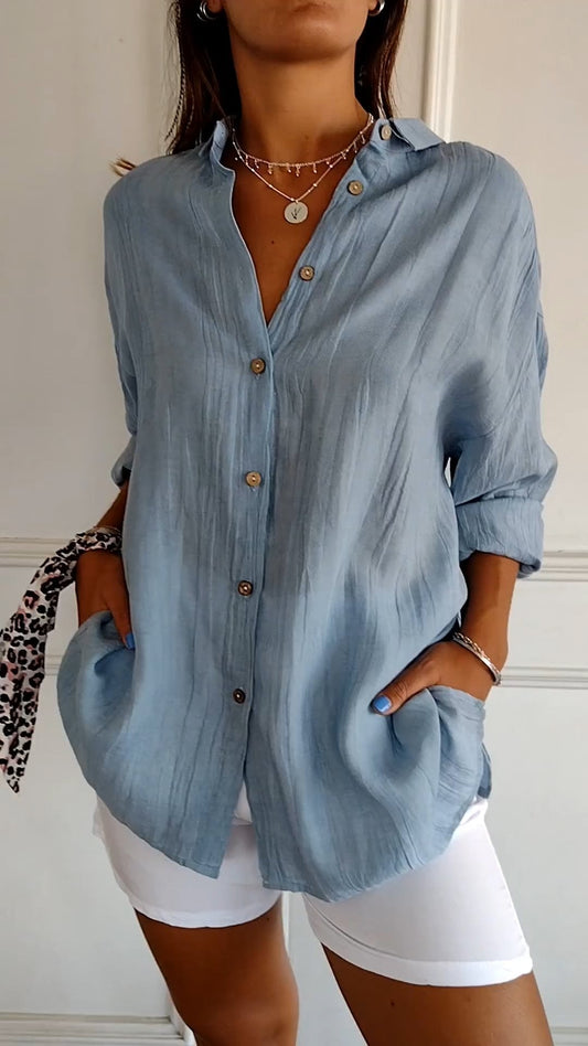 Ubalda – Camicia Con Bottoni Dal Design Fresco E Moderno