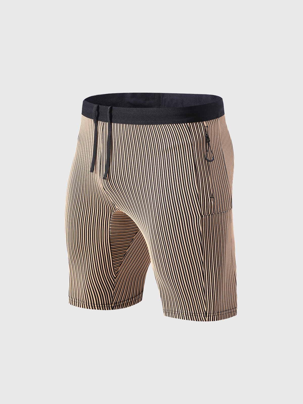Raimondo - Shorts Running Uomo Compressione Zip Tasche Moderni