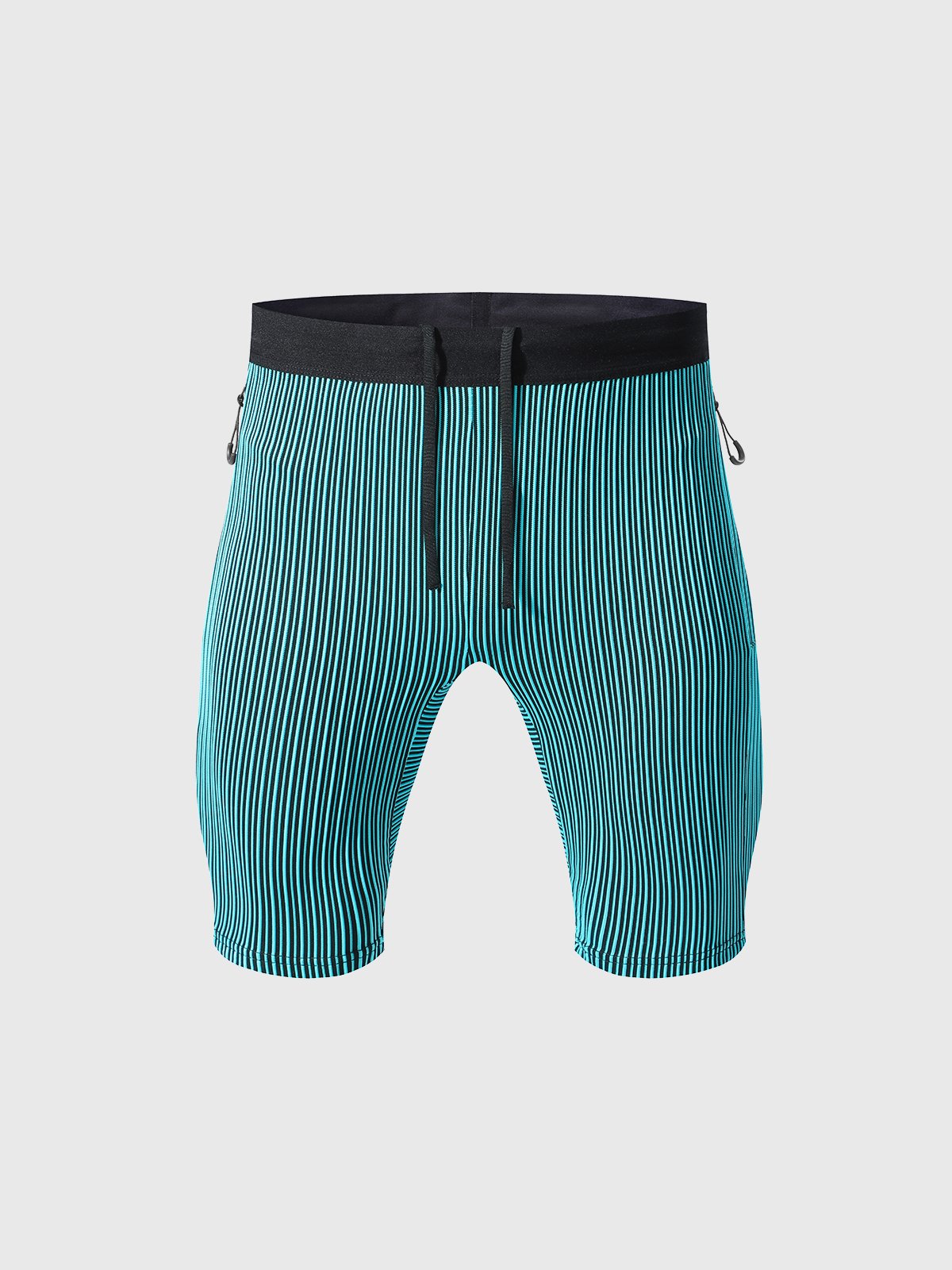 Raimondo - Shorts Running Uomo Compressione Zip Tasche Moderni
