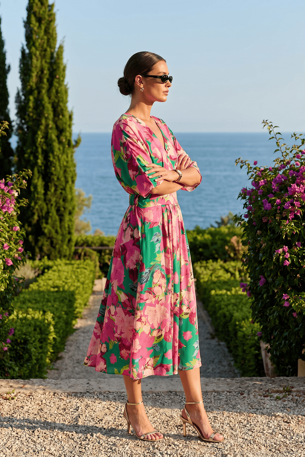 Alba - Abito Midi Donna Elegante Moderno