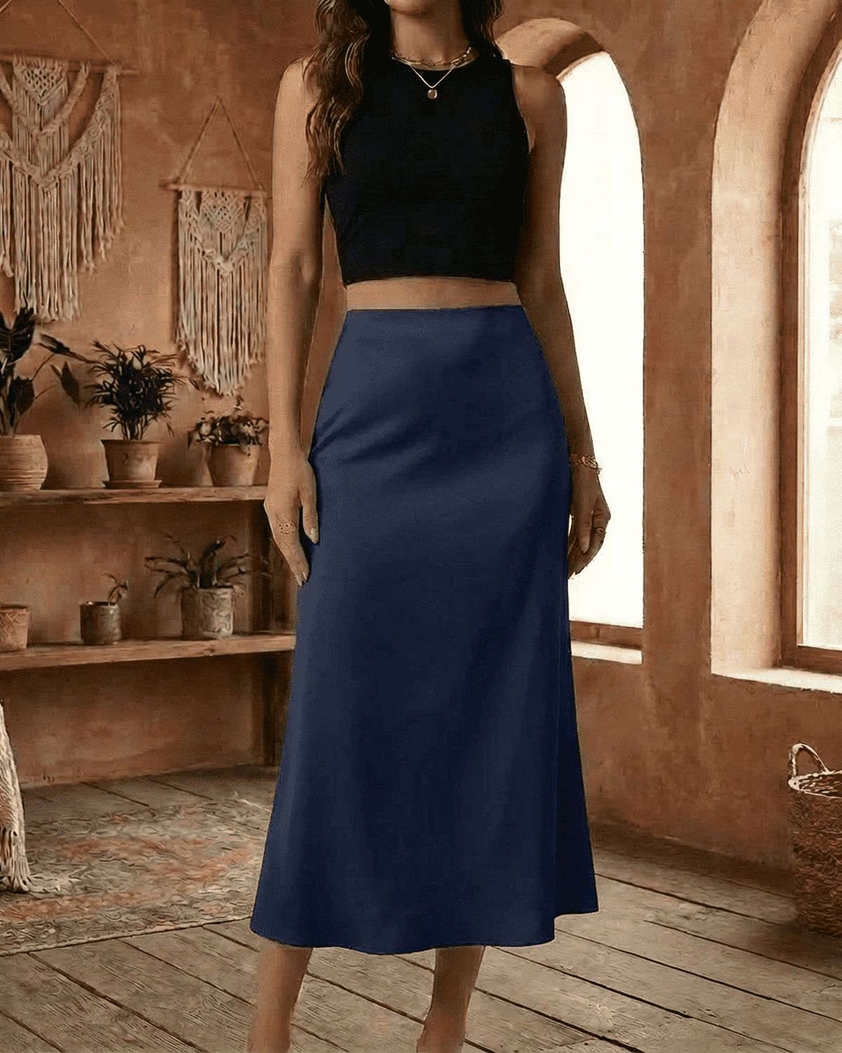 Paolina – Gonna Midi dalla Silhouette Impeccabile e Senza Tempo