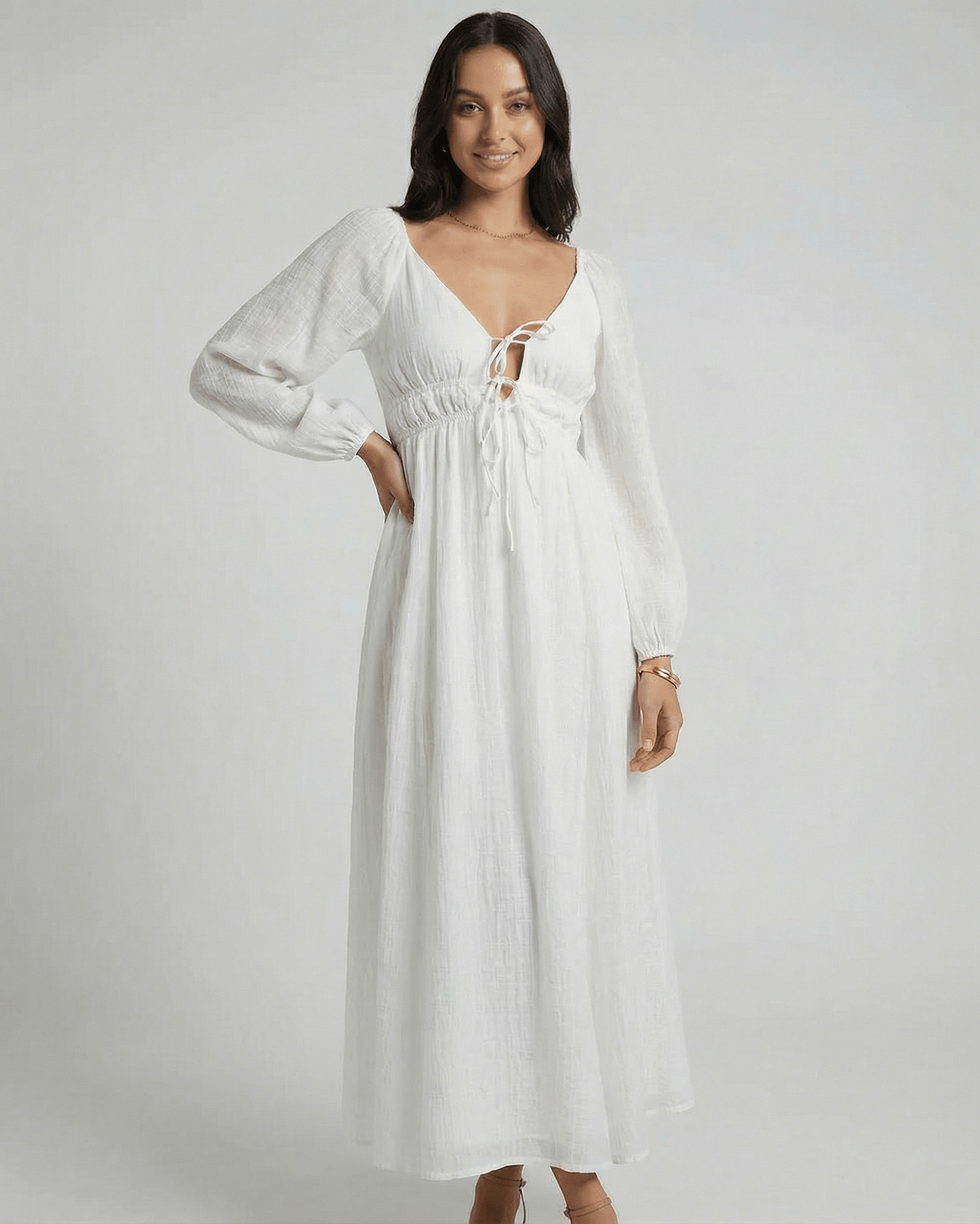 Silvana - Abito Maxi Calista Donna Elegante Femminile Moderno