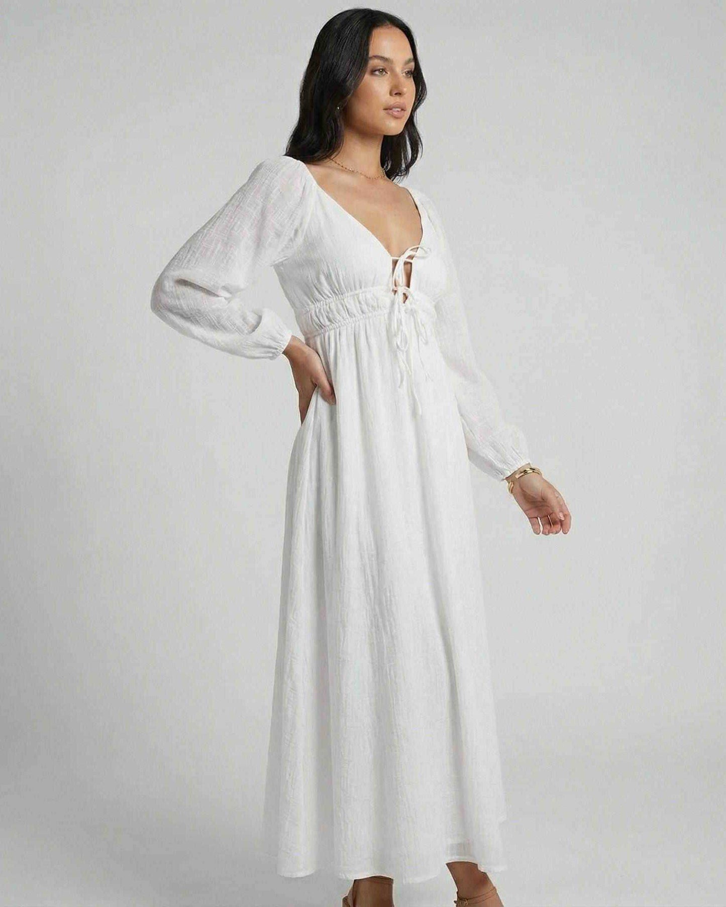 Silvana - Abito Maxi Calista Donna Elegante Femminile Moderno