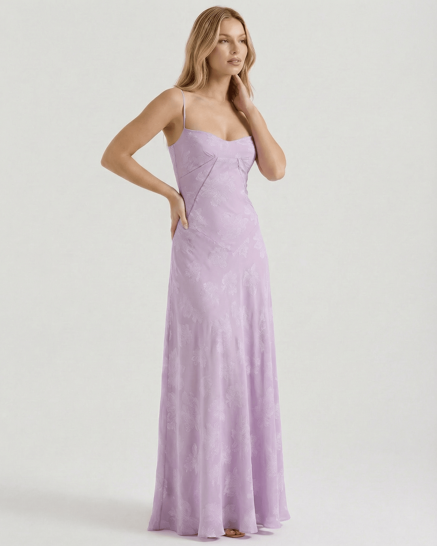 Selene - Abito Maxi Liliora Donna Elegante Femminile Moderno