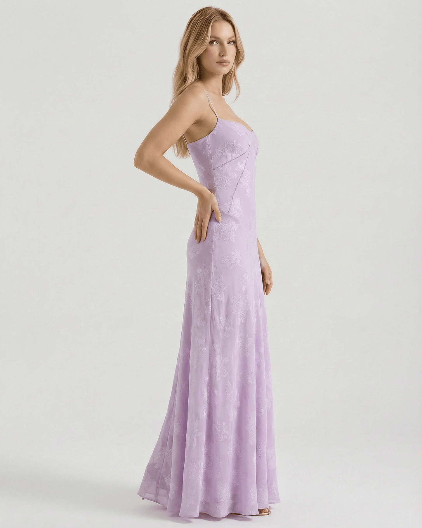 Selene - Abito Maxi Liliora Donna Elegante Femminile Moderno