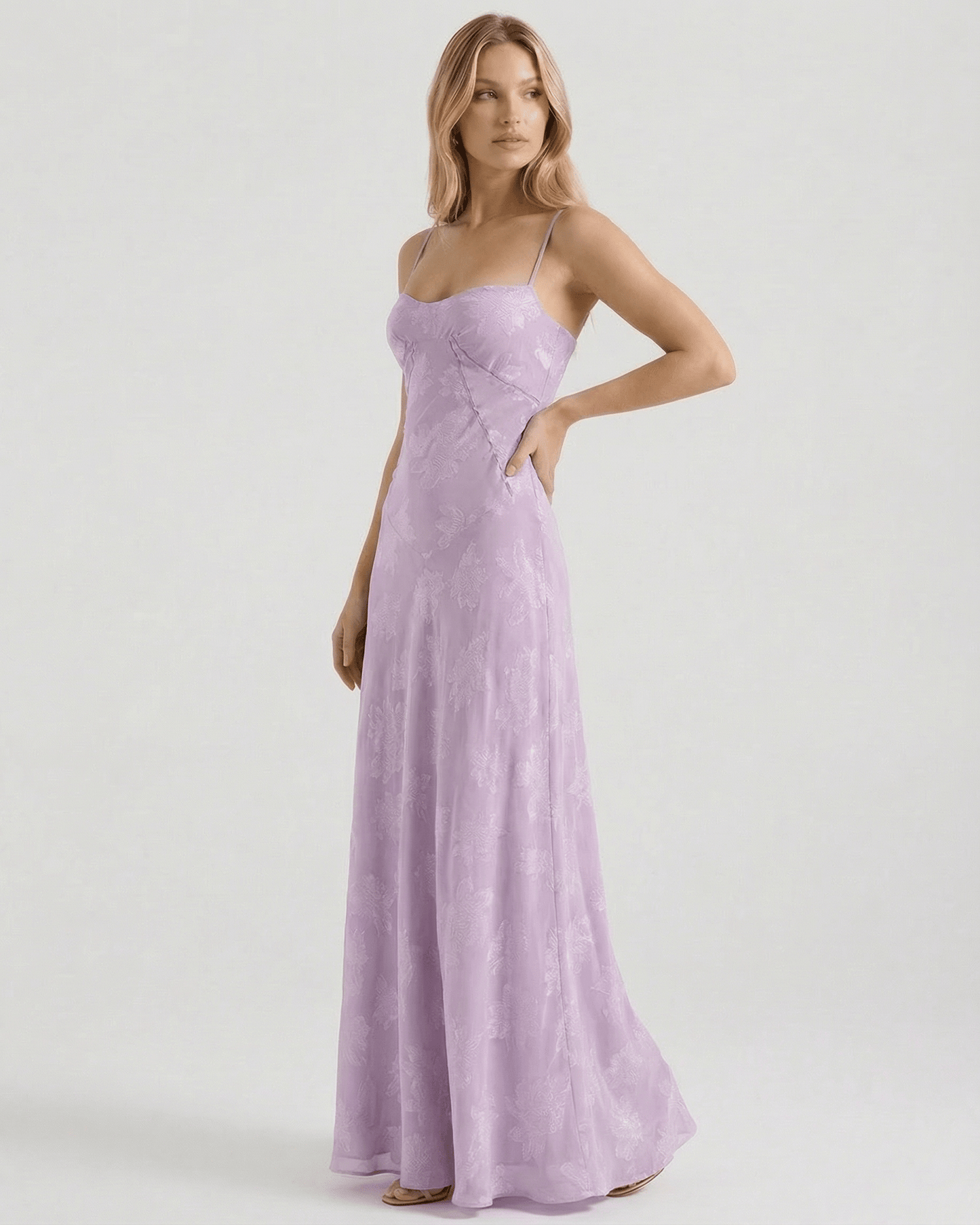 Selene - Abito Maxi Liliora Donna Elegante Femminile Moderno