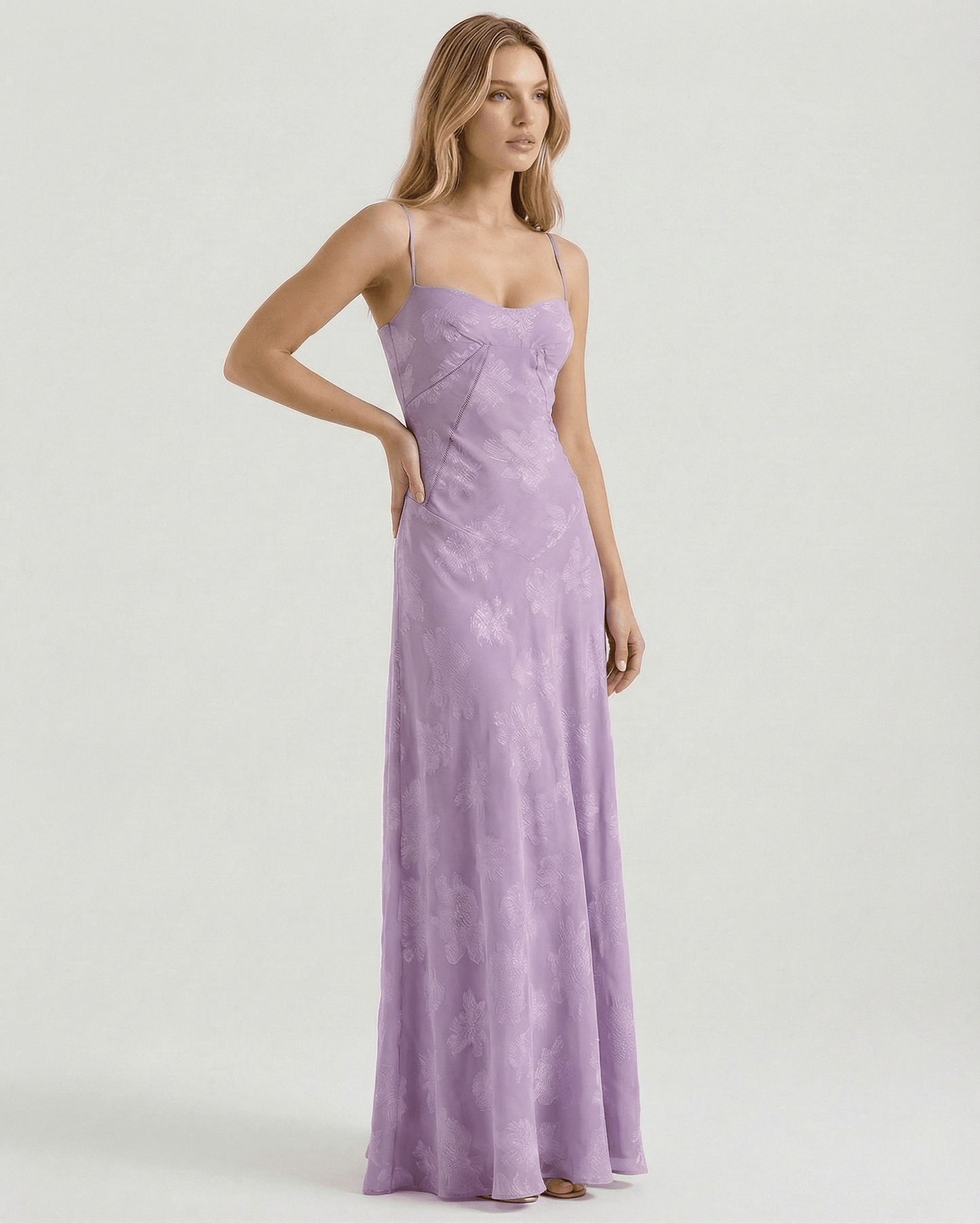 Selene - Abito Maxi Liliora Donna Elegante Femminile Moderno