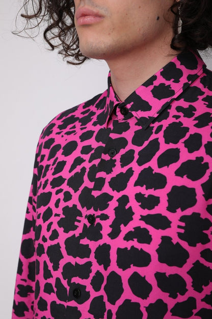 Rainer - Camicia Uomo Rossa Moderna Stile Contemporaneo