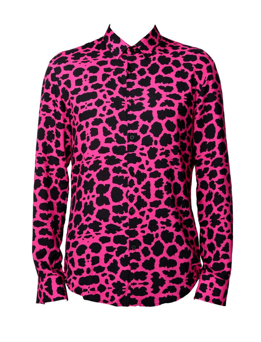 Rainer - Camicia Uomo Rossa Moderna Stile Contemporaneo