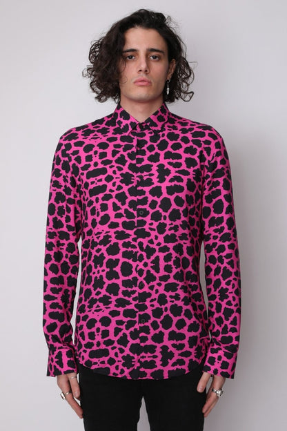 Rainer - Camicia Uomo Rossa Moderna Stile Contemporaneo