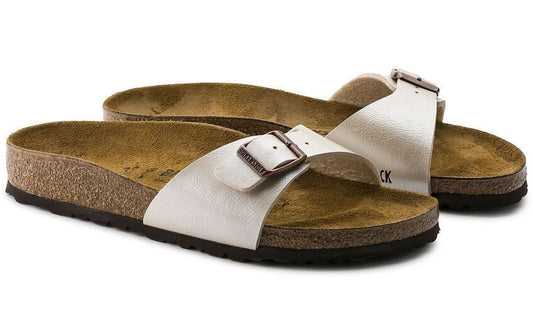 Rexel - Sandali Slide Donna Bianco Perla Eleganti Moderni