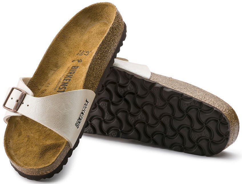 Rexel - Sandali Slide Donna Bianco Perla Eleganti Moderni
