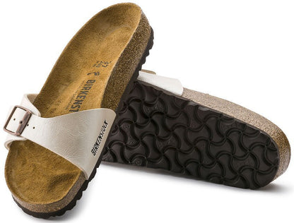 Rexel - Sandali Slide Donna Bianco Perla Eleganti Moderni