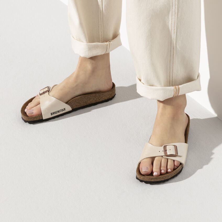 Rexel - Sandali Slide Donna Bianco Perla Eleganti Moderni