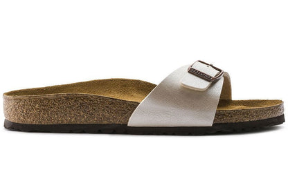 Rexel - Sandali Slide Donna Bianco Perla Eleganti Moderni