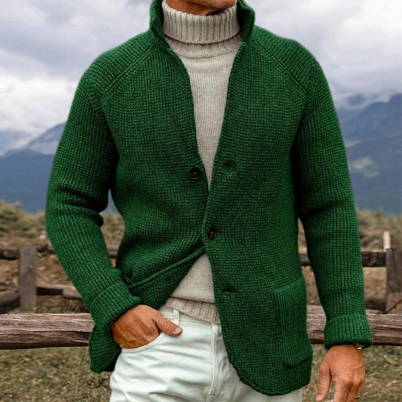 Fausto - Cardigan Uomo Autunnale Maniche Lunghe