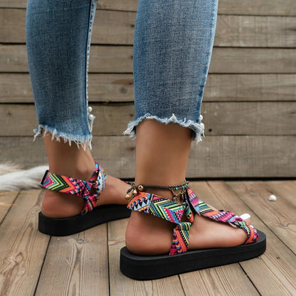 Romina – Sandali Bassi In Stile Bohemien Per Un Look Fresco
