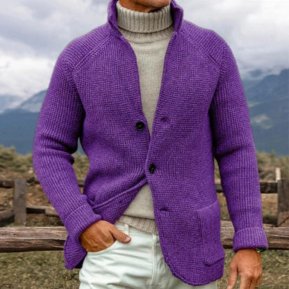 Fausto - Cardigan Uomo Autunnale Maniche Lunghe