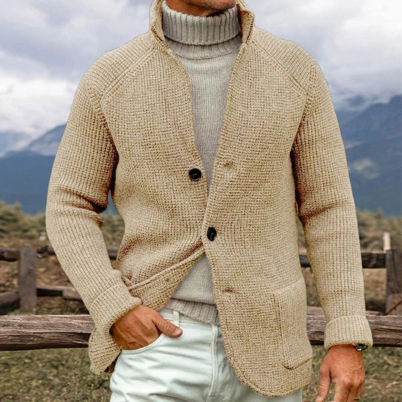 Fausto - Cardigan Uomo Autunnale Maniche Lunghe