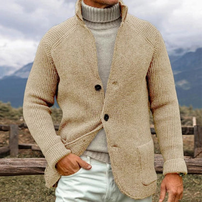 Fausto - Cardigan Uomo Autunnale Maniche Lunghe