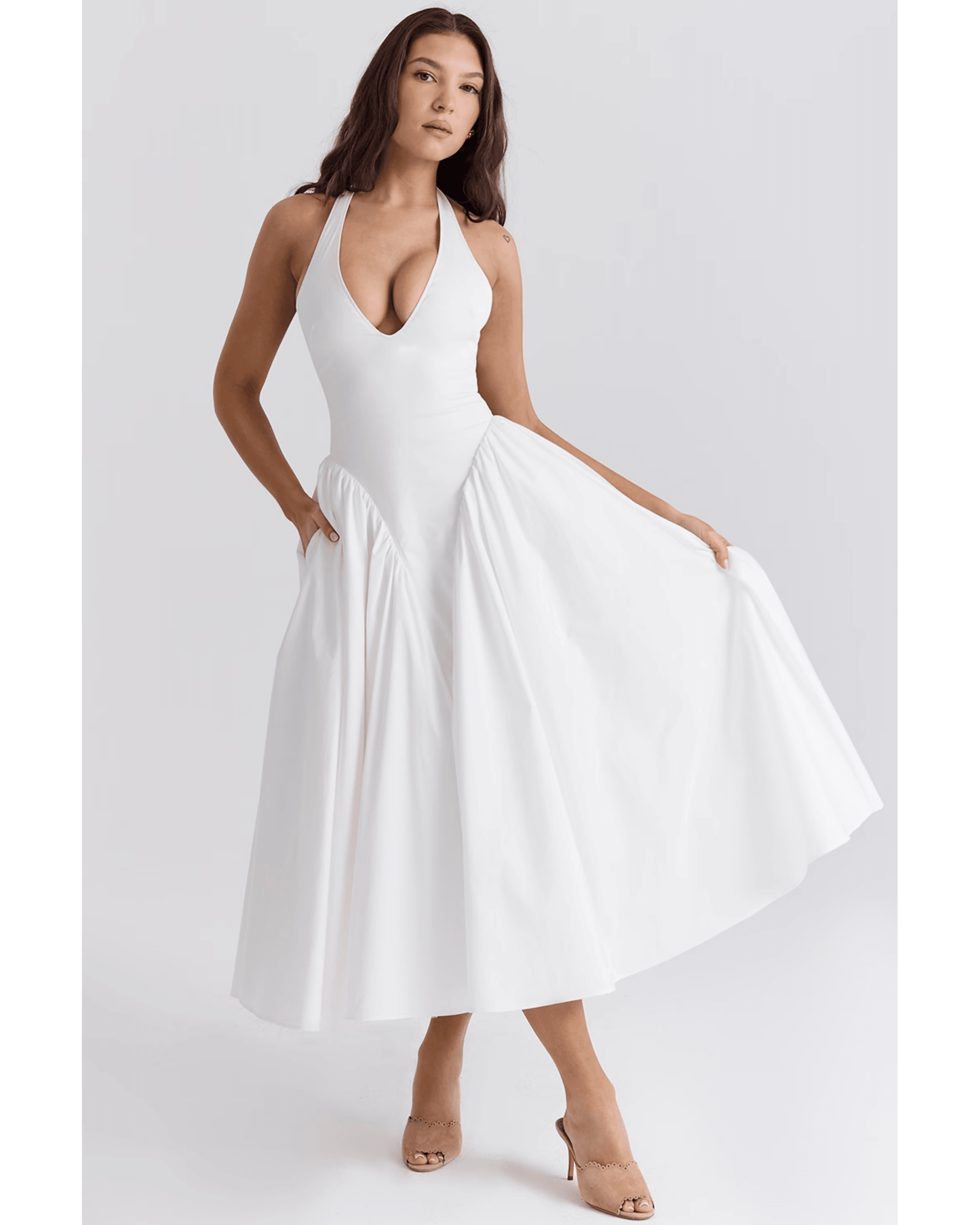 Asia - Abito Midi Donna Elegante Estivo