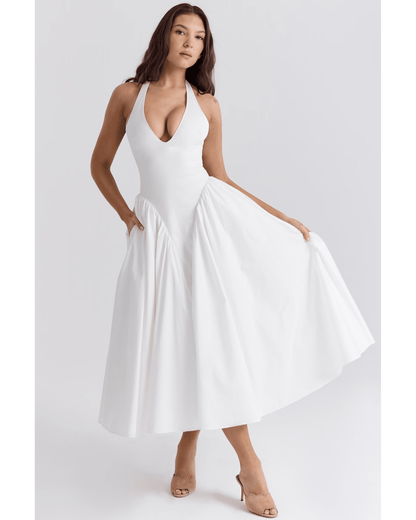 Asia - Abito Midi Donna Elegante Estivo