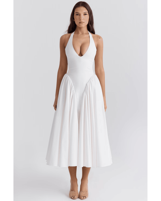 Asia - Abito Midi Donna Elegante Estivo
