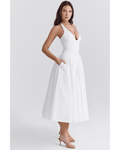 Asia - Abito Midi Donna Elegante Estivo