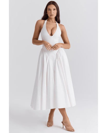 Asia - Abito Midi Donna Elegante Estivo