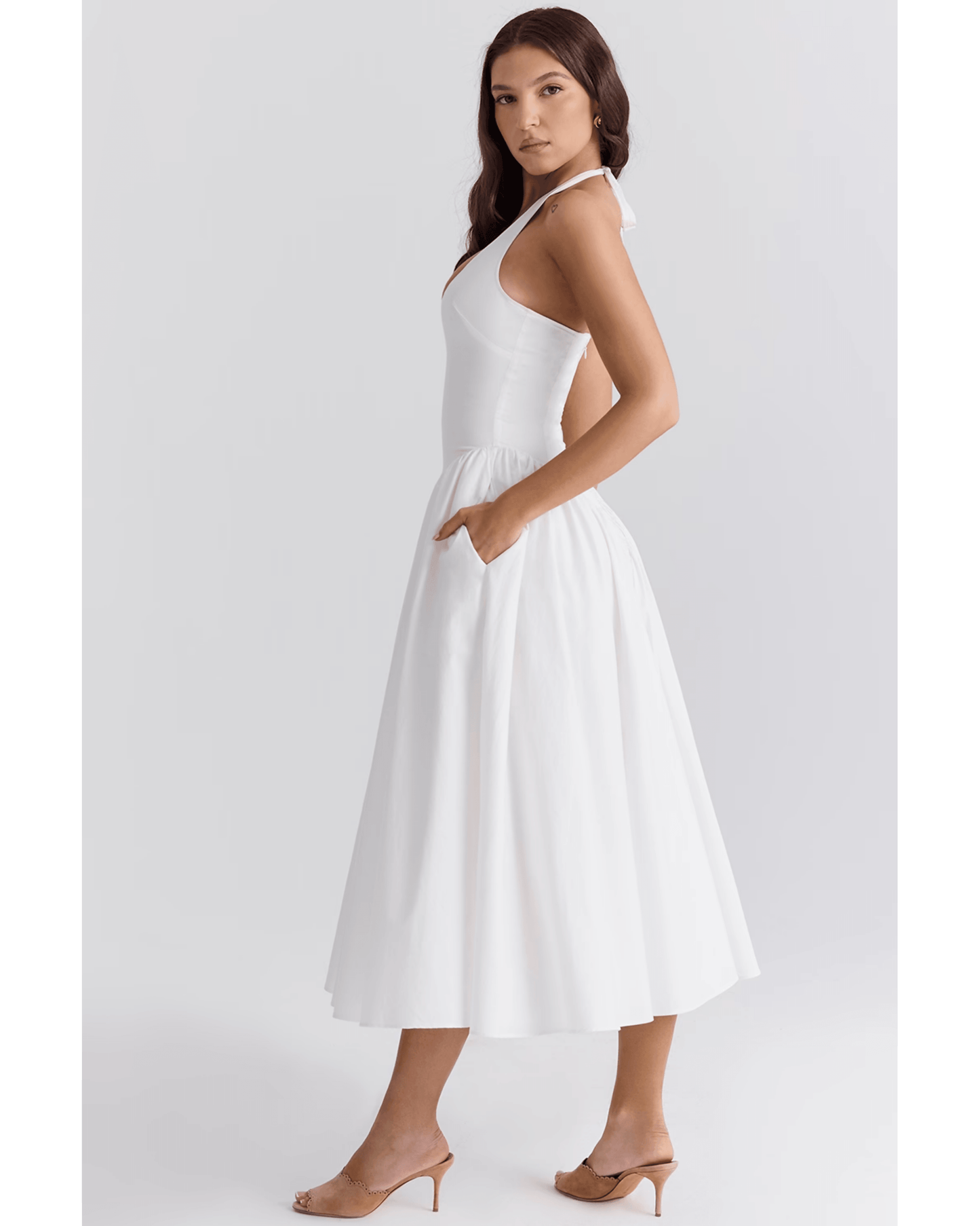 Asia - Abito Midi Donna Elegante Estivo