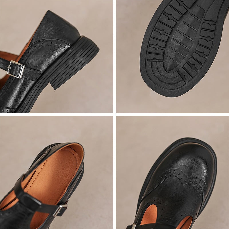 Melania - Scarpe donna Mary Jane punta chiusa fibbia