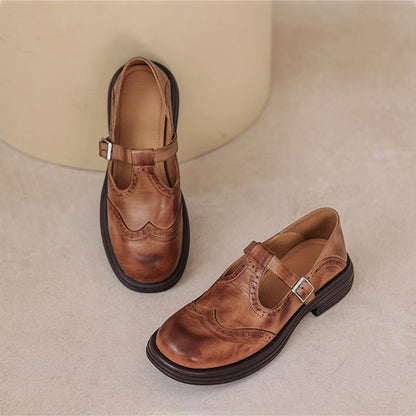Melania - Scarpe donna Mary Jane punta chiusa fibbia