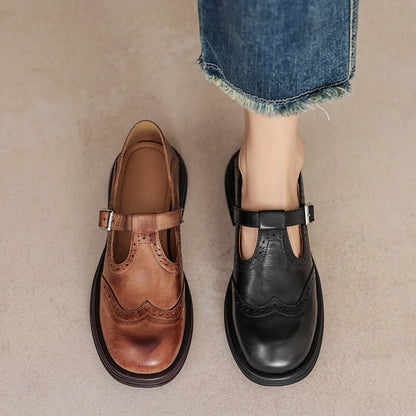 Melania - Scarpe donna Mary Jane punta chiusa fibbia