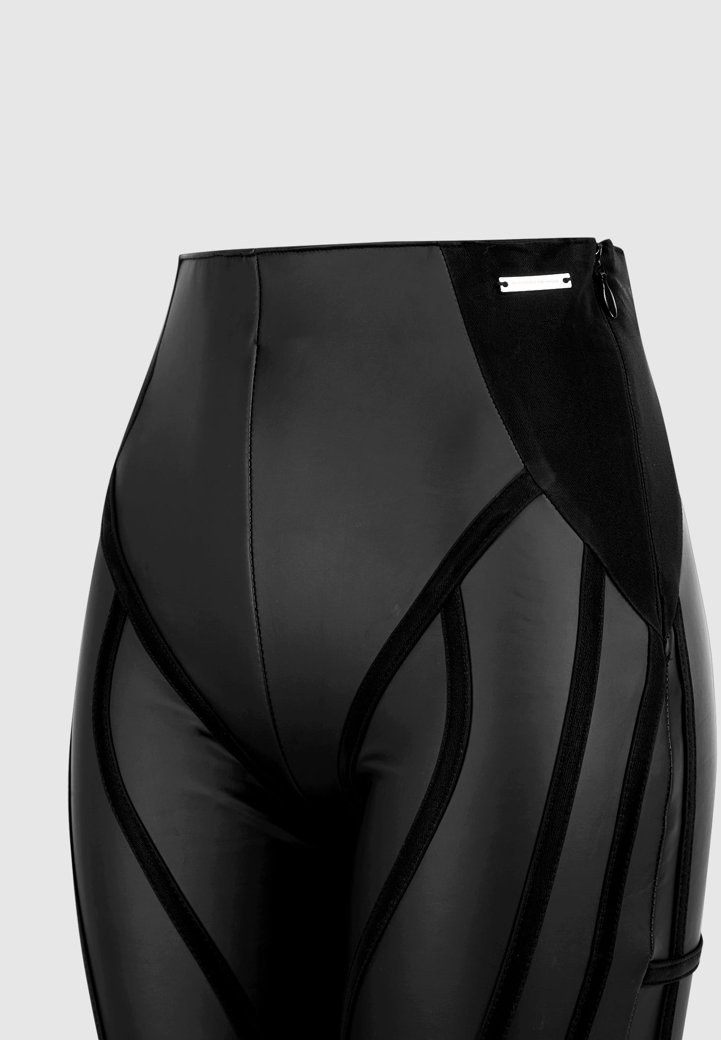 Rita - Leggings neri effetto modellante donna eleganti