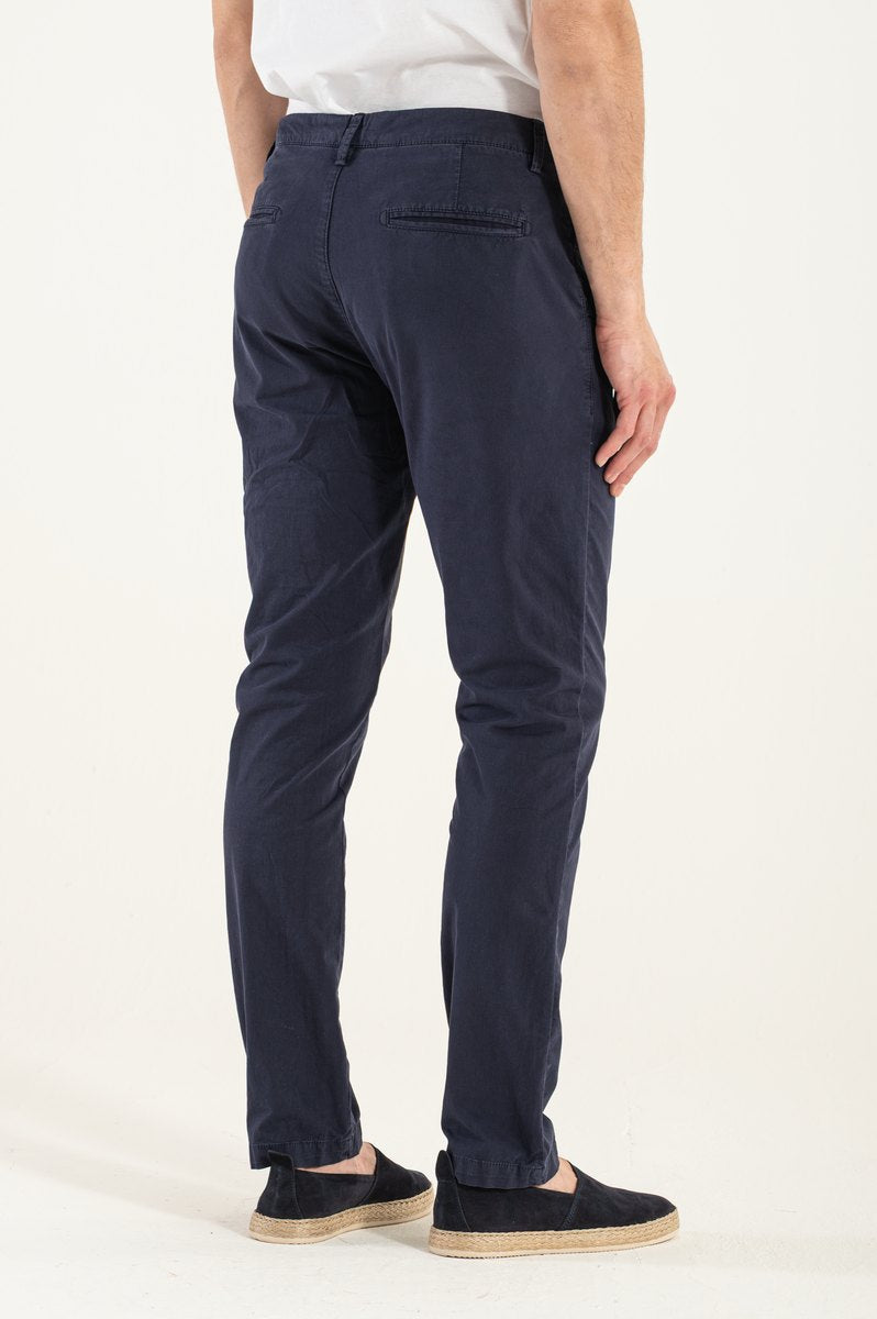 Tristano - Pantalone Blue Slim Uomo Elegante