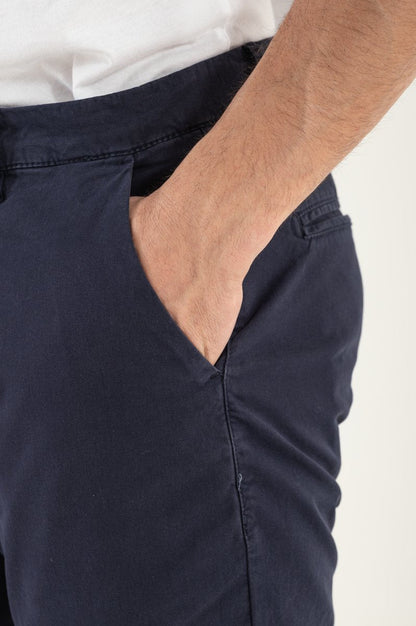 Tristano - Pantalone Blue Slim Uomo Elegante