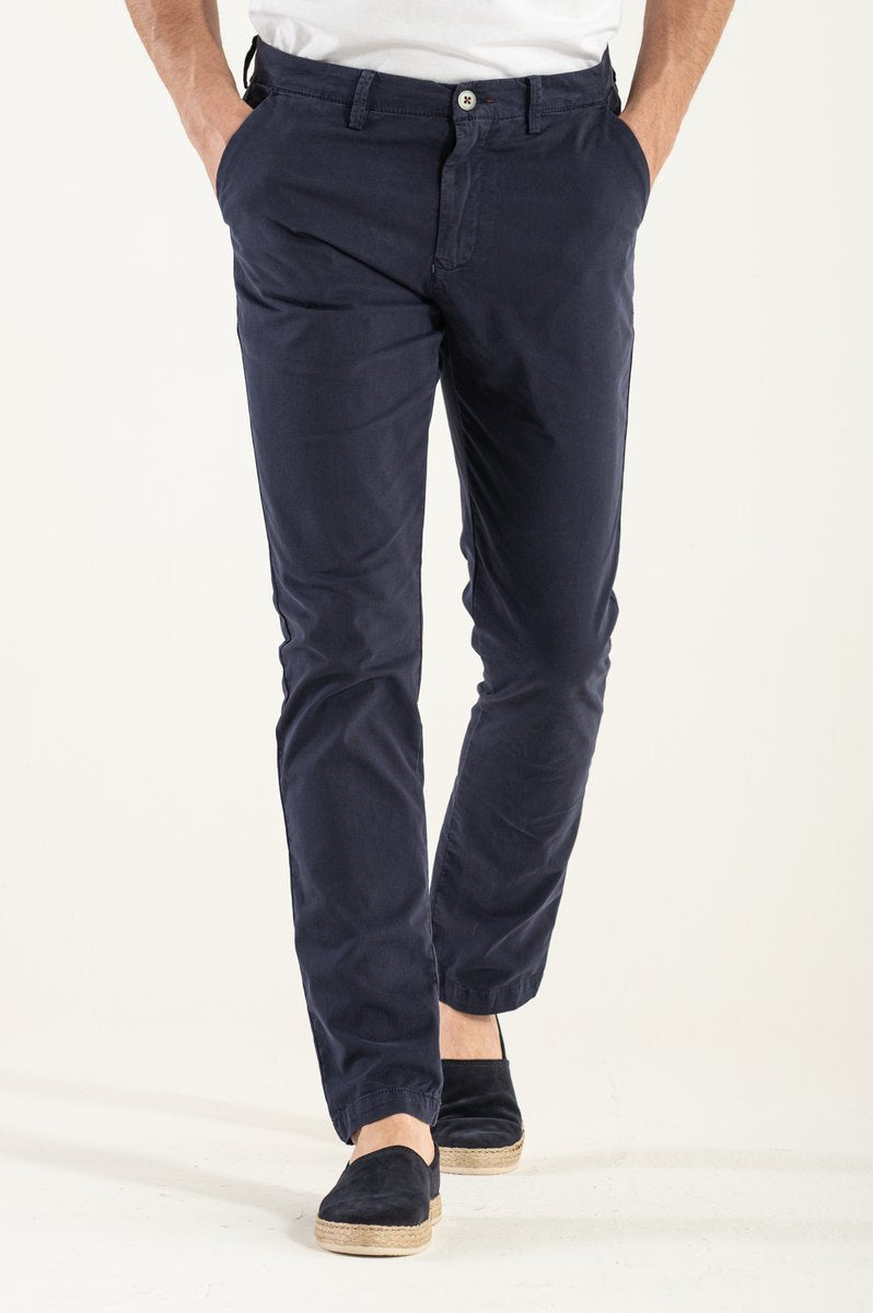 Tristano - Pantalone Blue Slim Uomo Elegante
