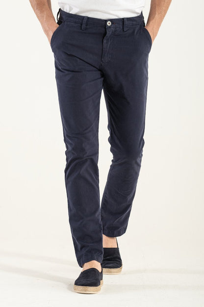 Tristano - Pantalone Blue Slim Uomo Elegante