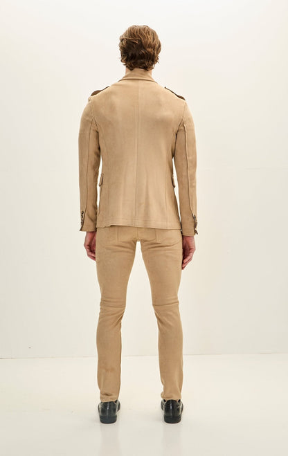 Livio - Giacca Safari Uomo Leggera Stone Stile Moderno