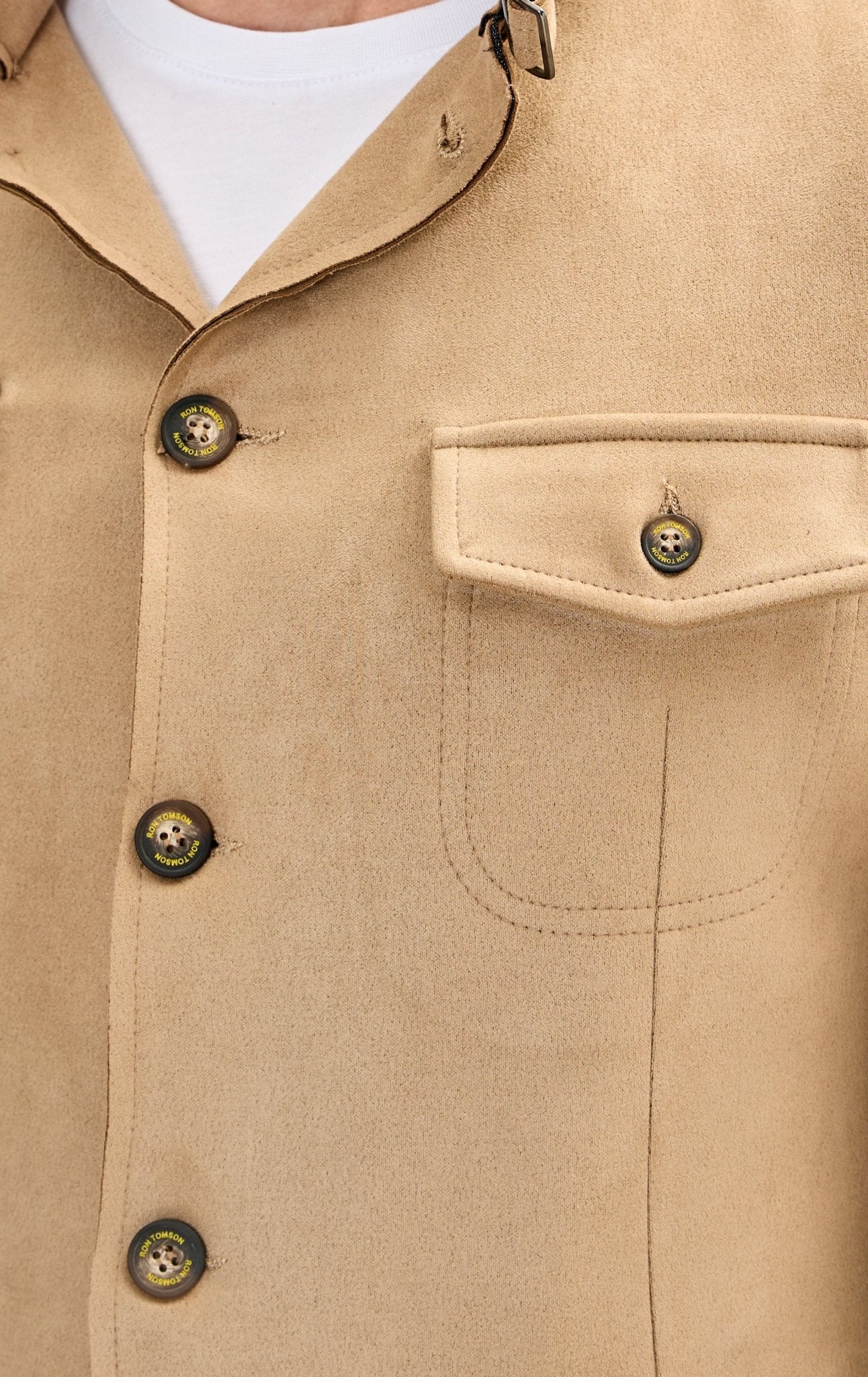 Livio - Giacca Safari Uomo Leggera Stone Stile Moderno