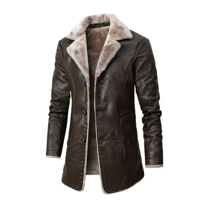 Geremia - Cappotto Uomo Collo Rovesciato Stratificato