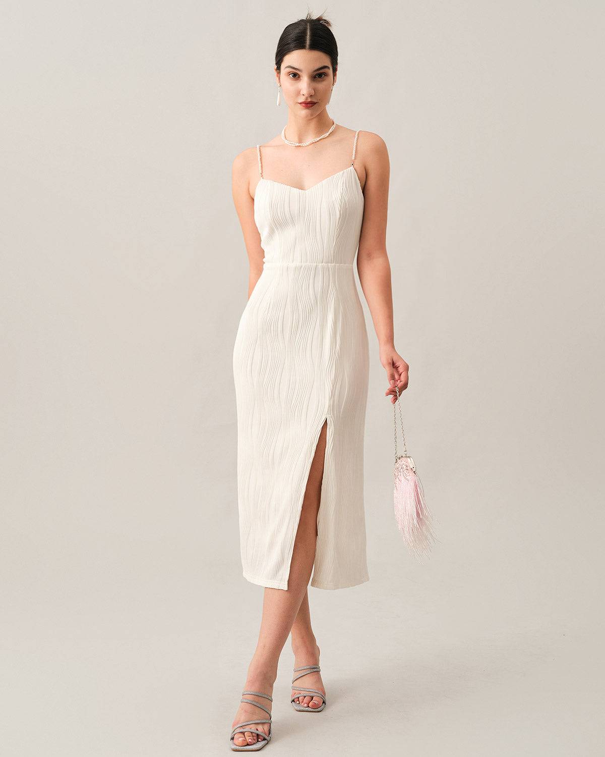 Flora - Abito Midi Donna Elegante Raffinato