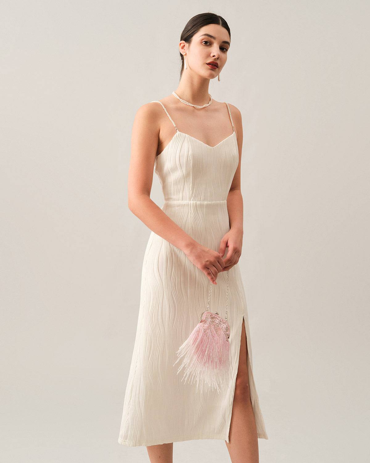 Flora - Abito Midi Donna Elegante Raffinato