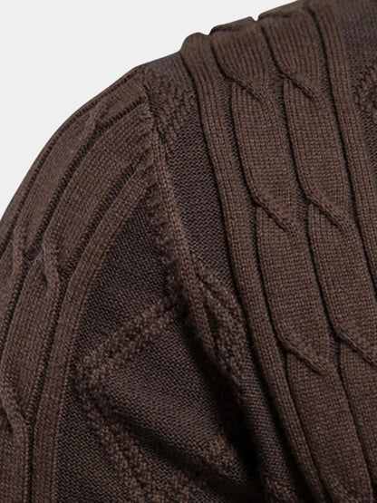 Tigrano - Cardigan Minimalista Elegante Da Uomo