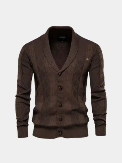 Tigrano - Cardigan Minimalista Elegante Da Uomo