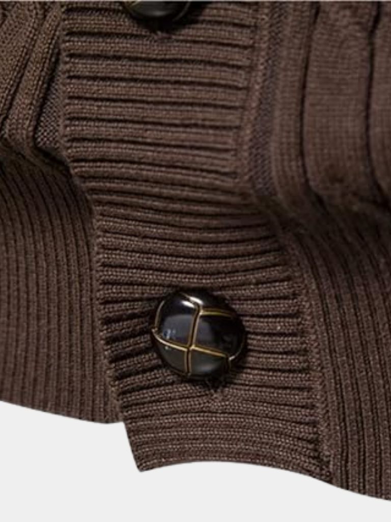 Tigrano - Cardigan Minimalista Elegante Da Uomo