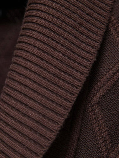 Tigrano - Cardigan Minimalista Elegante Da Uomo