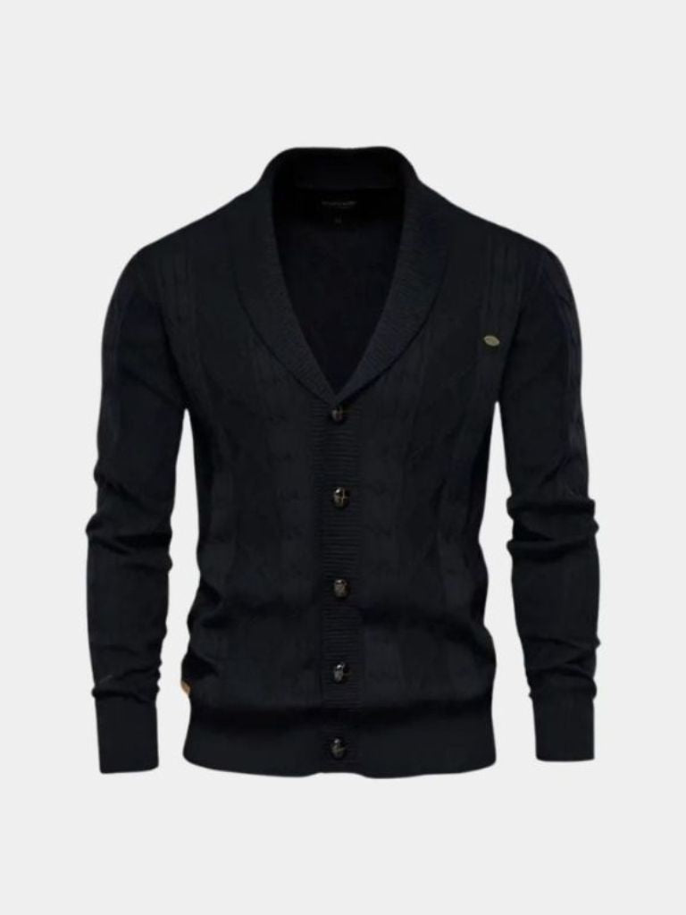 Tigrano - Cardigan Minimalista Elegante Da Uomo