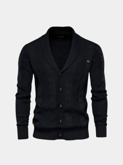 Tigrano - Cardigan Minimalista Elegante Da Uomo